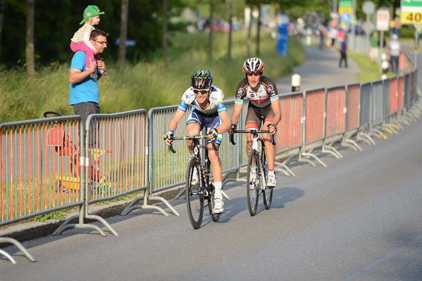 Cameron meyer and Andy Schleck